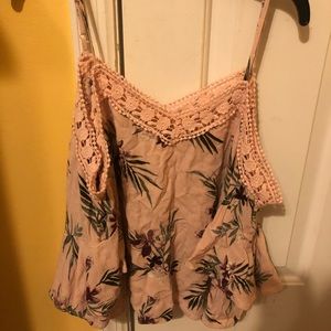 aeropostale off shoulder shirt